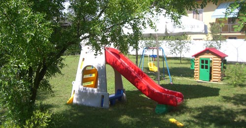 Children's playground Hotel Villa Ginevra a Cavallino Treporti Venice